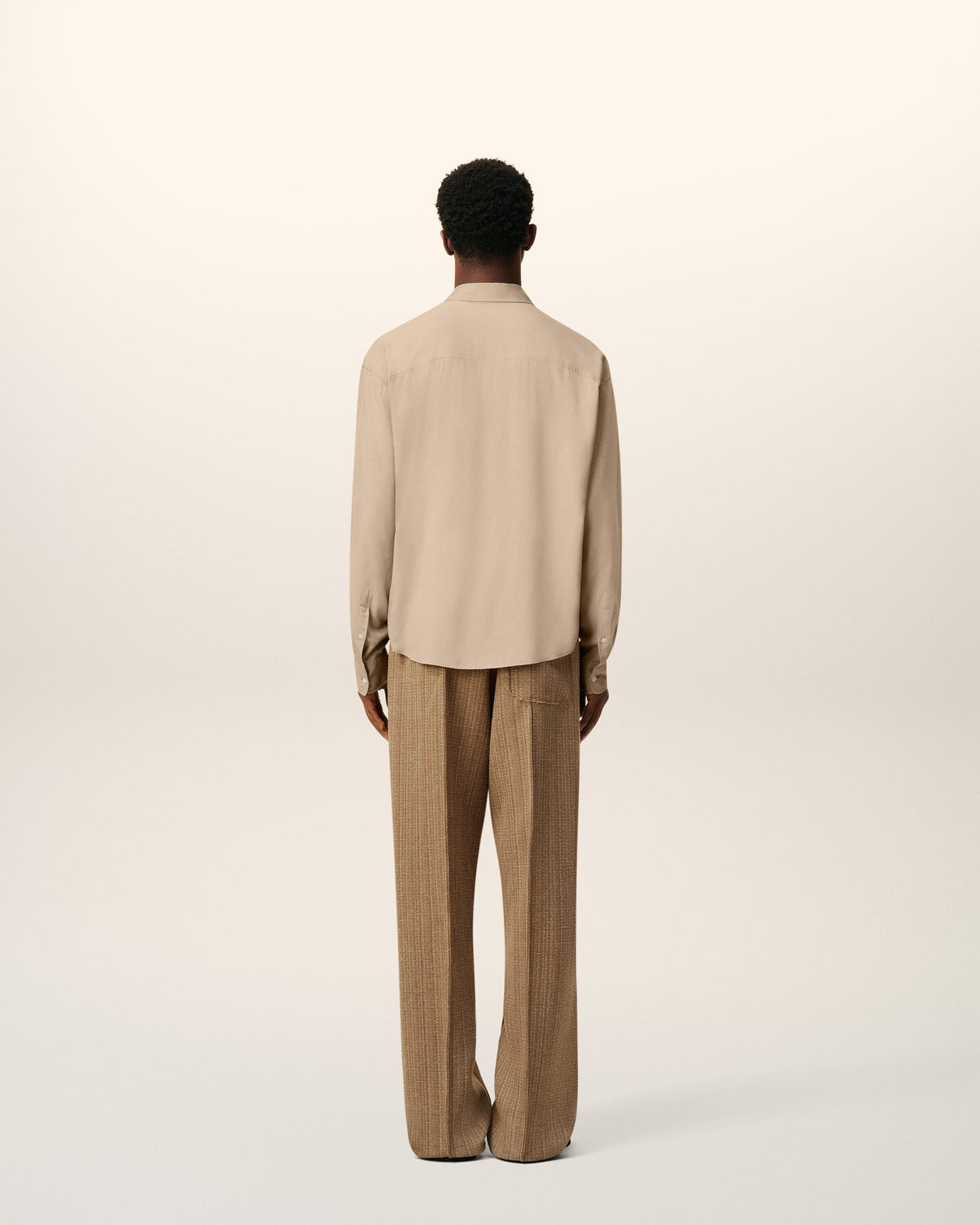 Beige Boxy Shirt