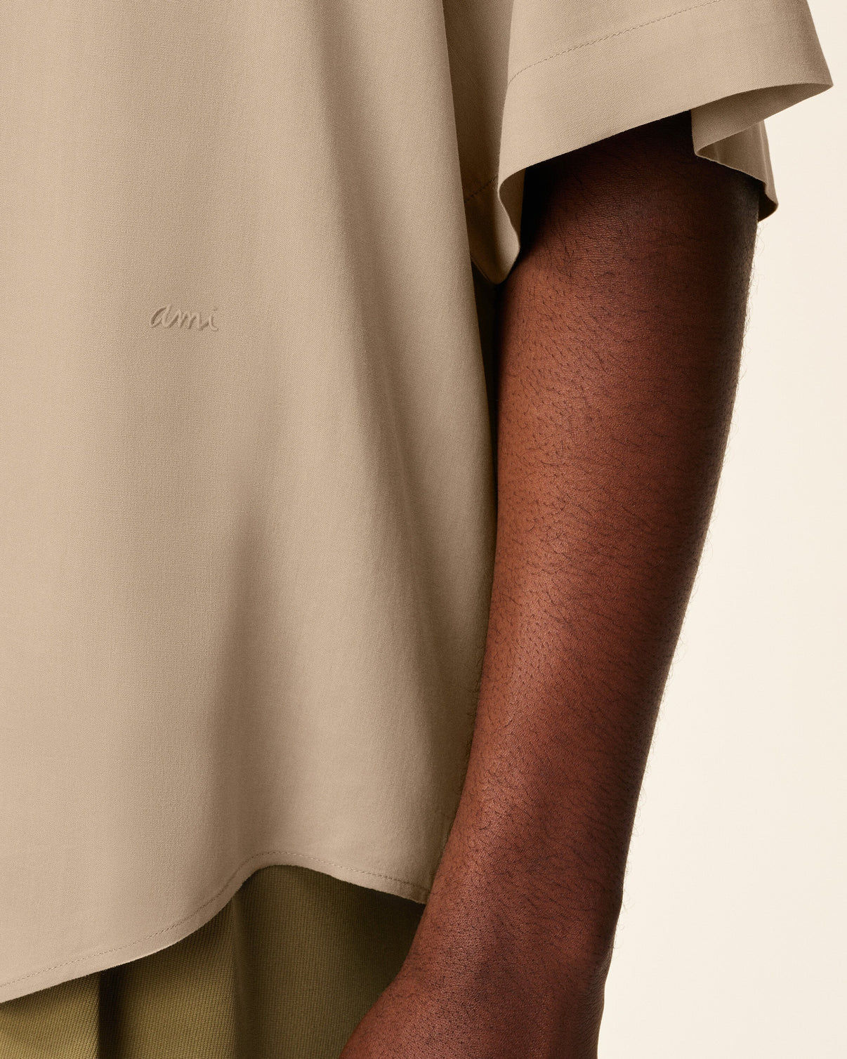 Beige Camp Short Sleeved Shirt