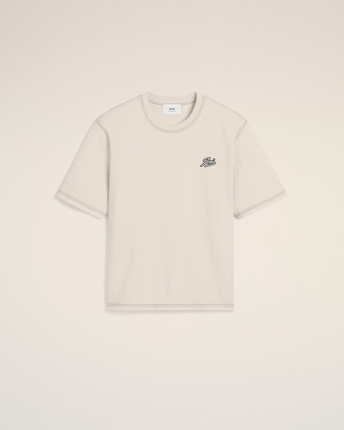 Beige Cotton Signature T-Shirt