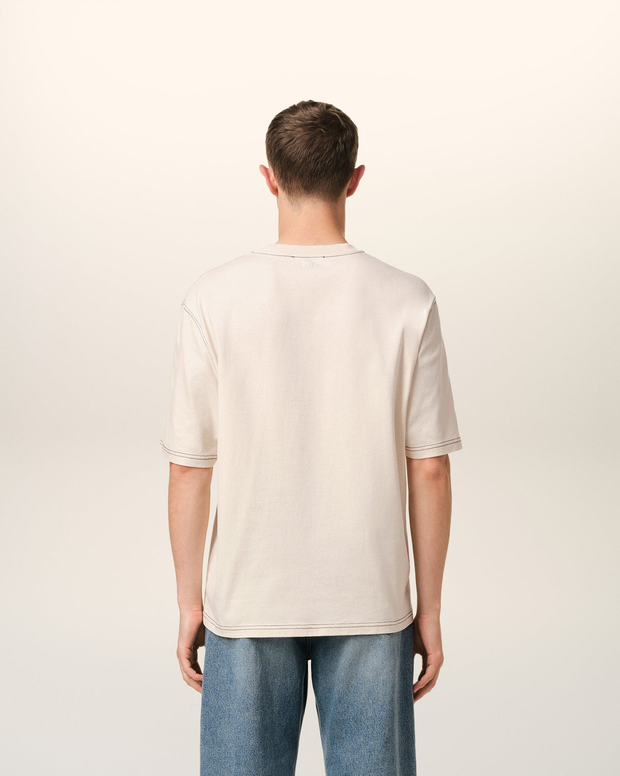 Beige Cotton Signature T-Shirt