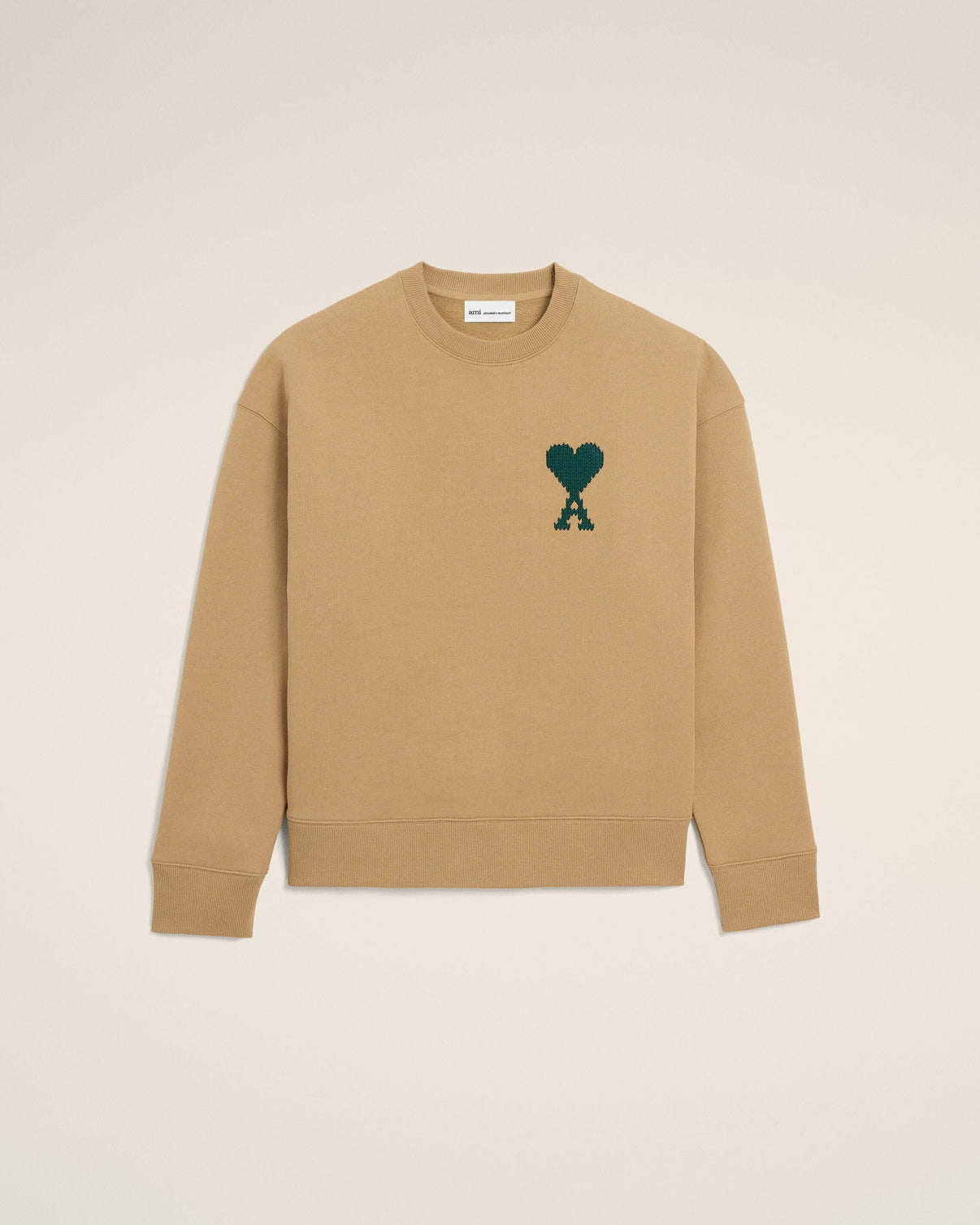 Beige Cotton Sweatshirt