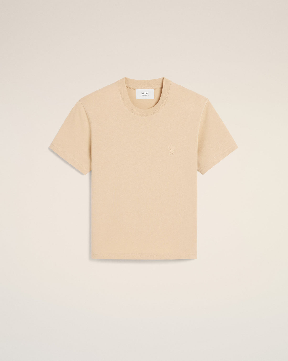 Beige Cotton T-Shirt