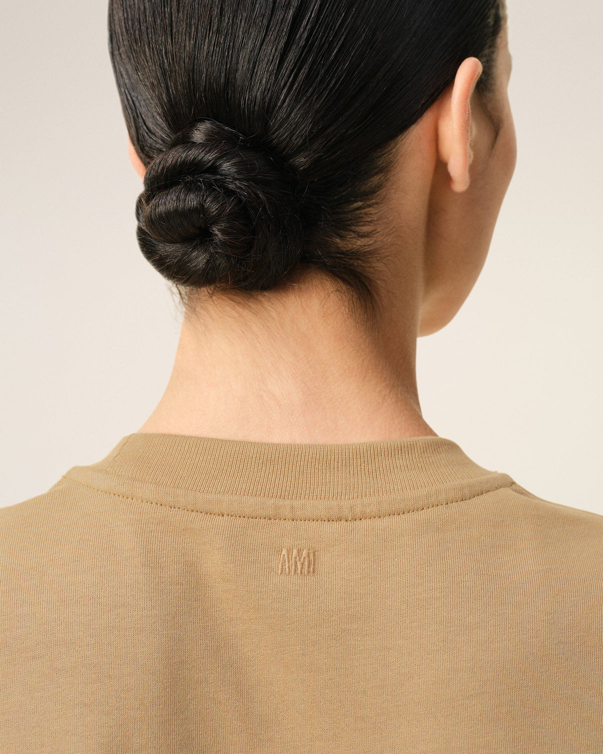 Beige Cotton T-shirt
