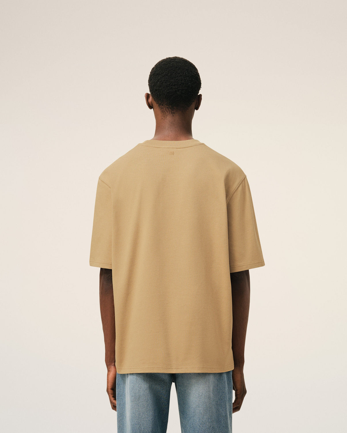 Beige Cotton T-shirt