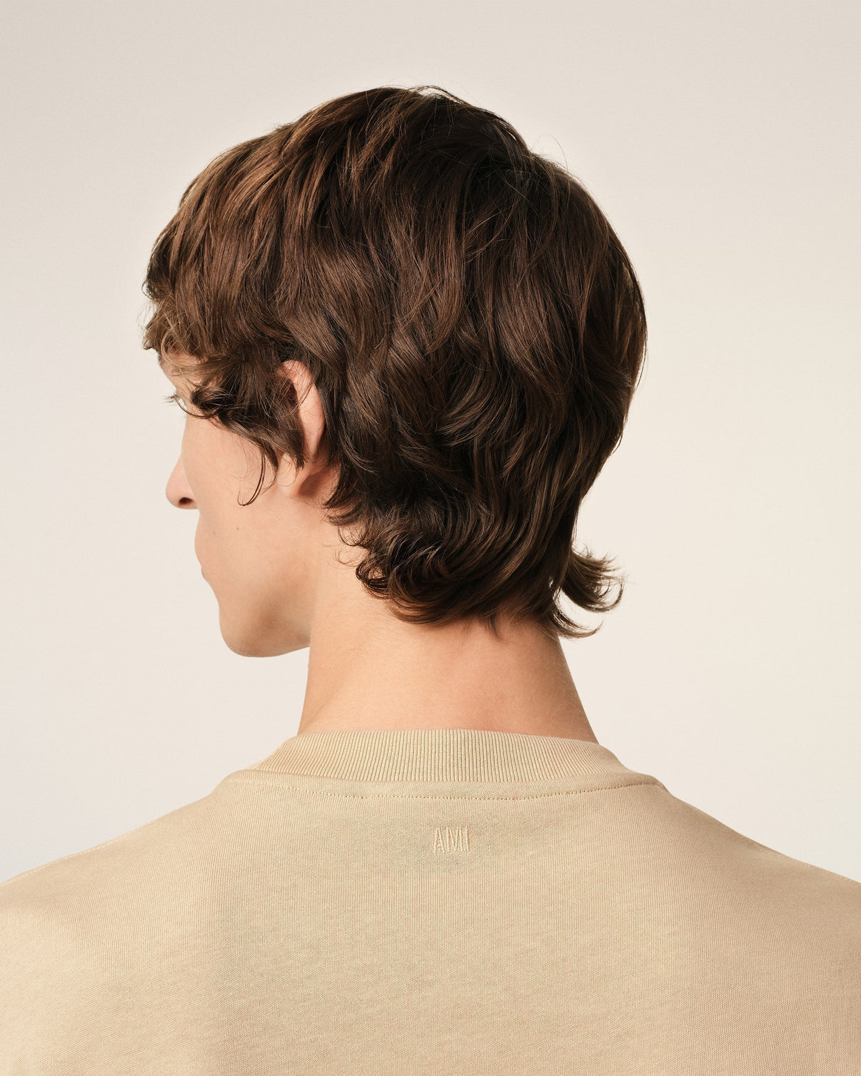 Beige Cotton T-Shirt