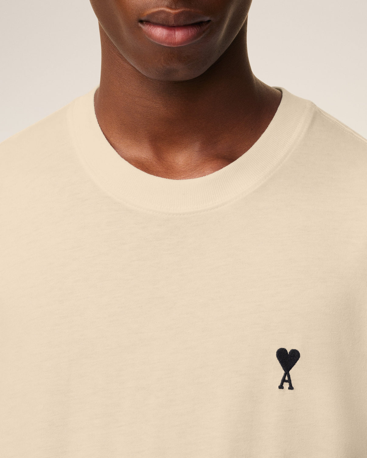 Beige Cotton T-shirt