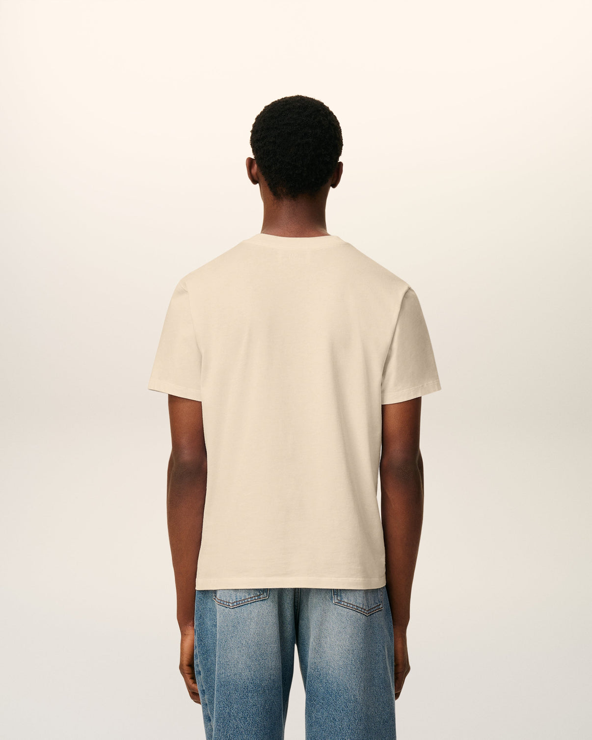 Beige Cotton T-shirt
