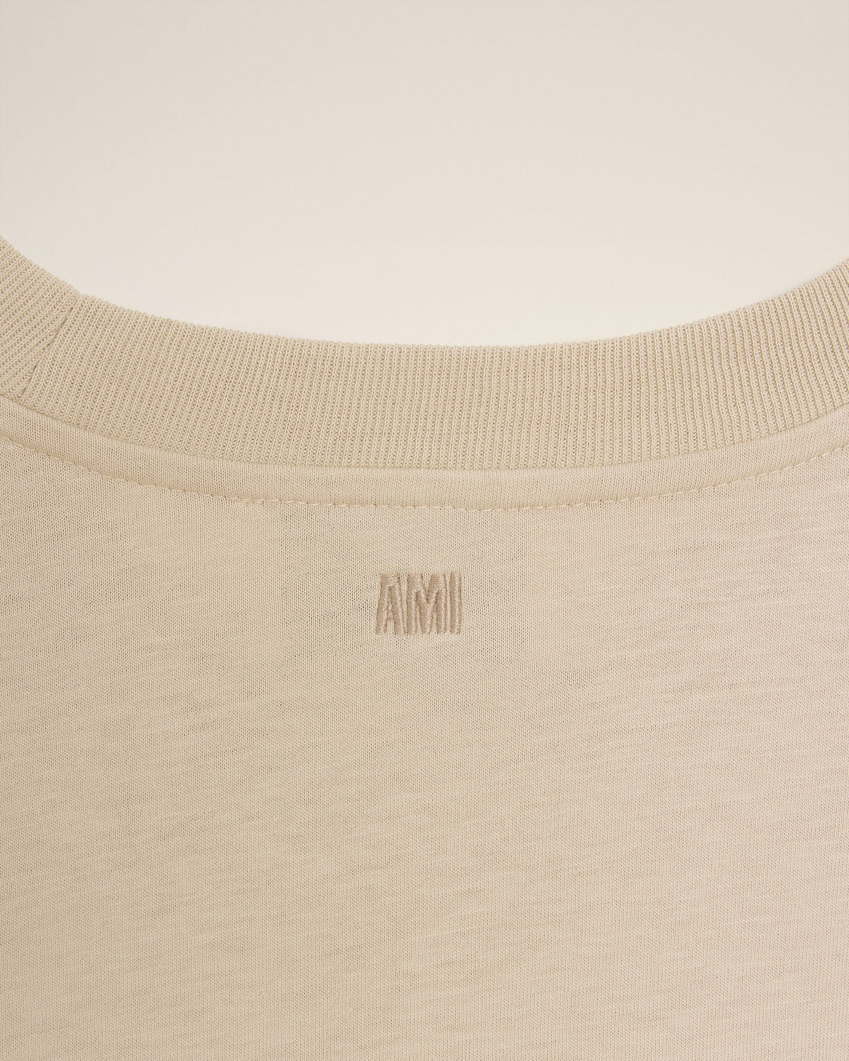 Beige Cotton T-shirt