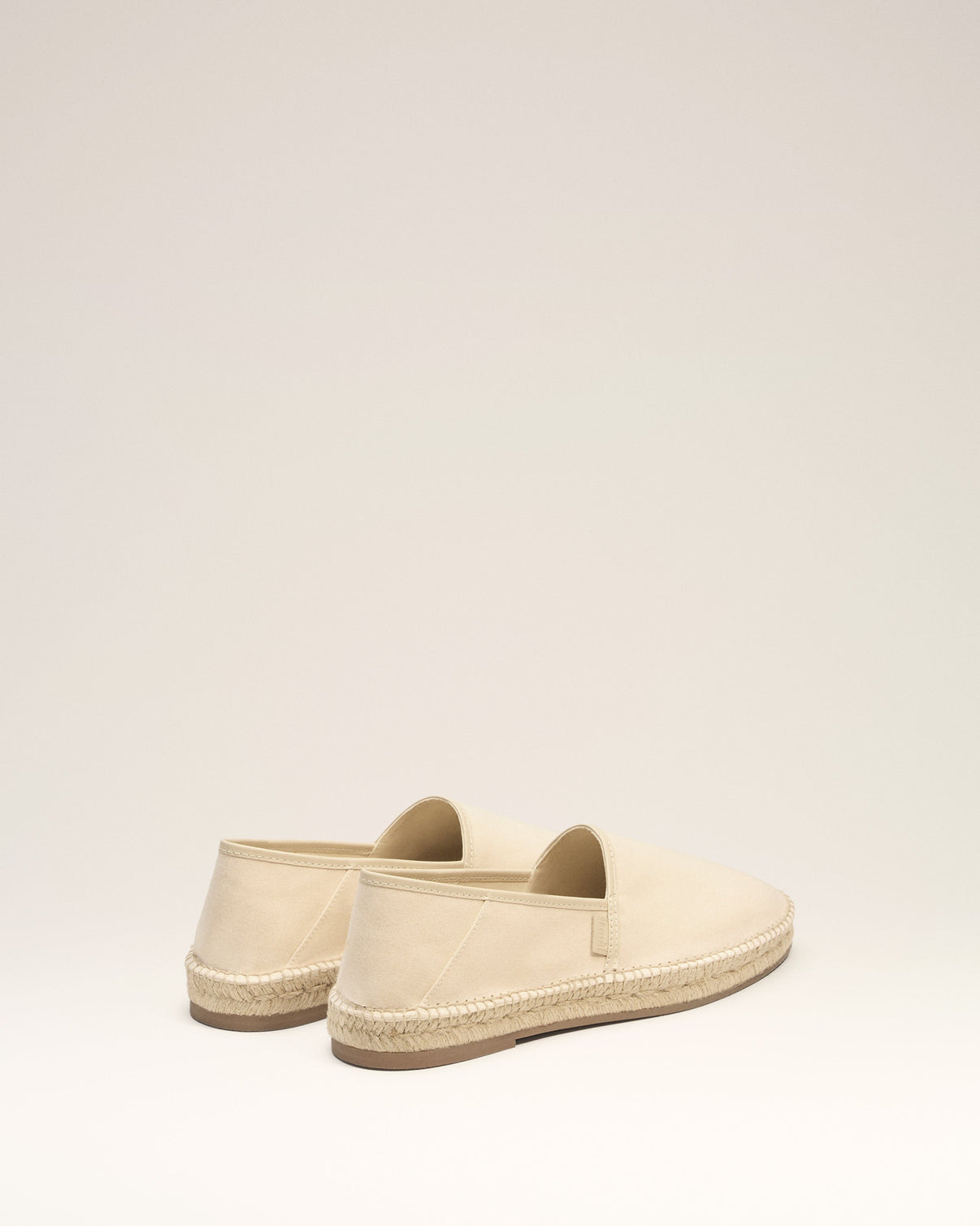 Beige Espadrilles In Cotton Canvas