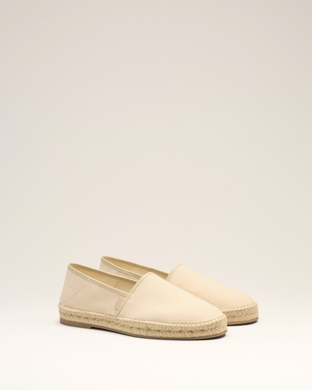 Beige Espadrilles In Cotton Canvas