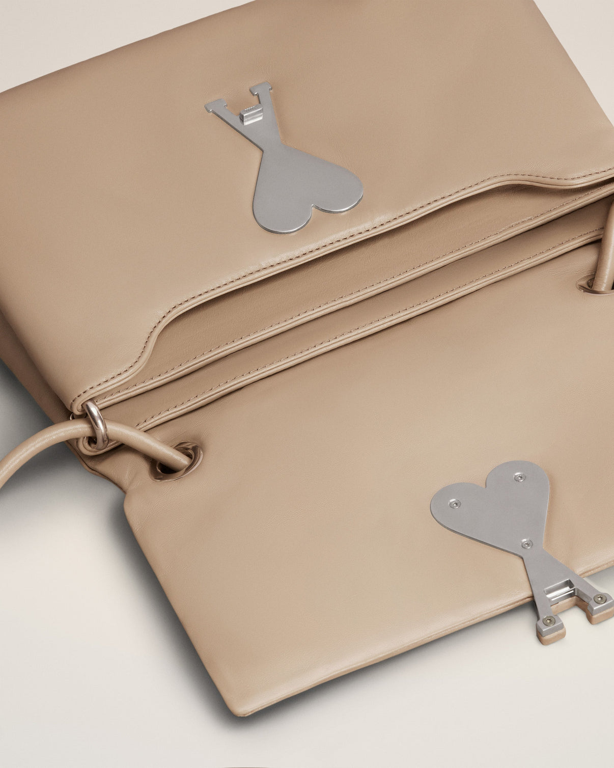 Beige Leather Voulez-Vous Bag