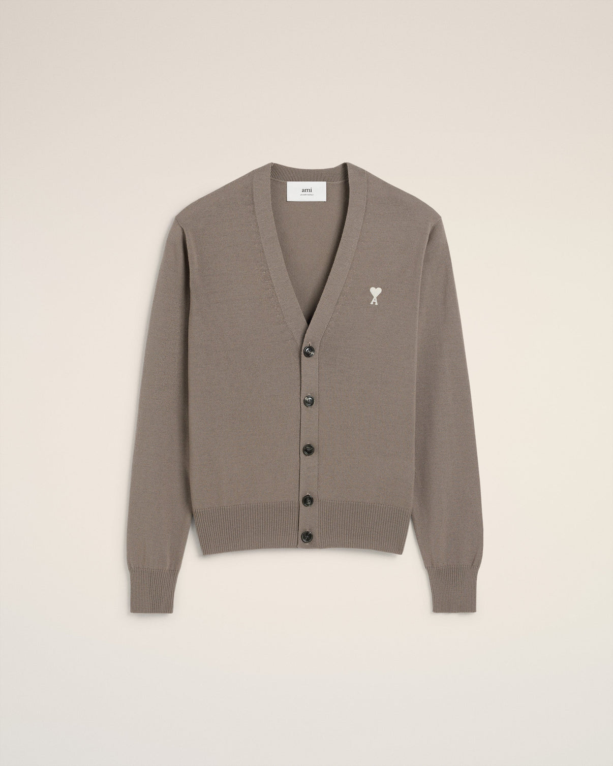 Beige Wool Cardigan