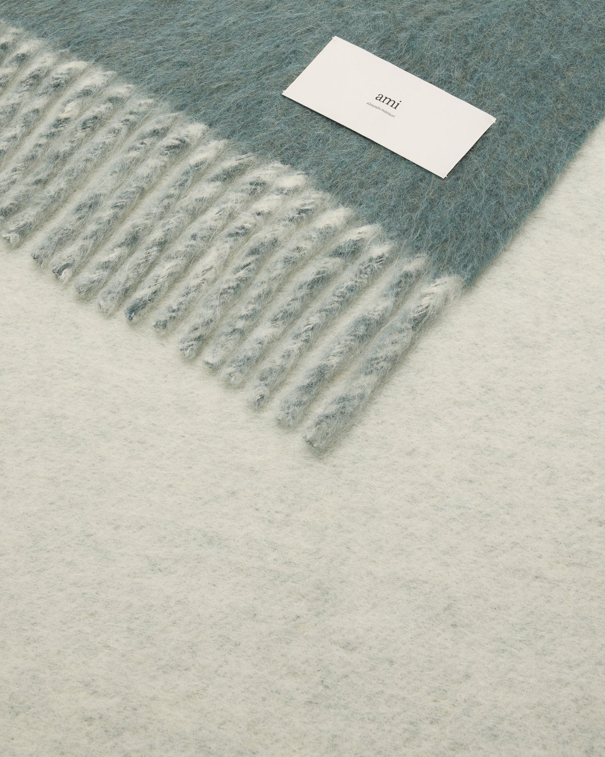 Bicolor Double-Sided Blanket With Tab