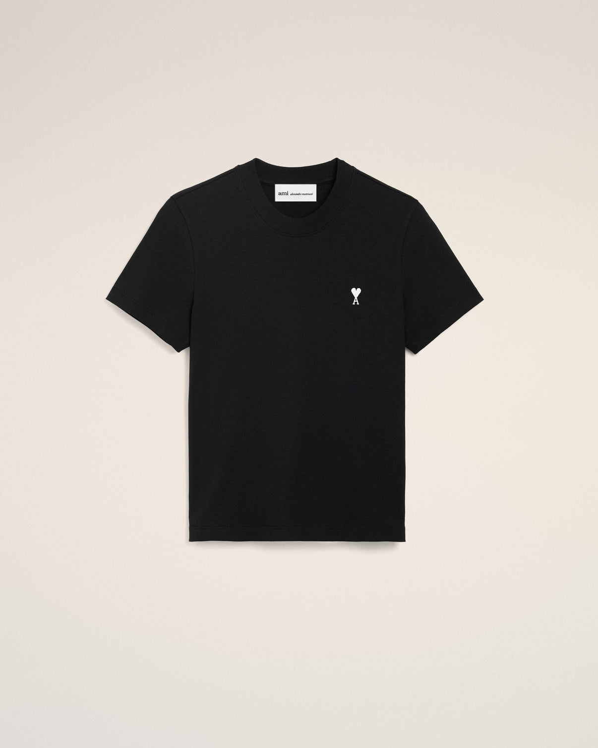 Black Cotton Cropped T-shirt