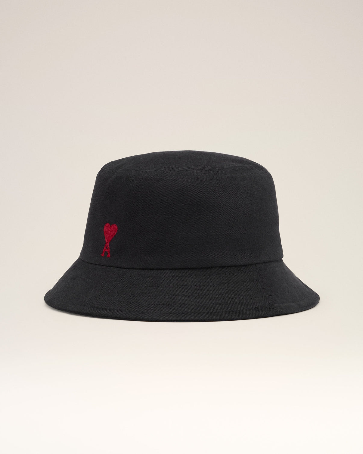 Black Cotton Embroidery Bucket Hat