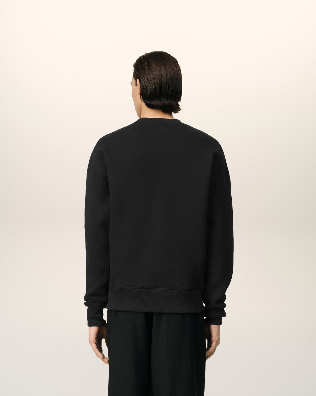 Black Cotton Sweatshirt