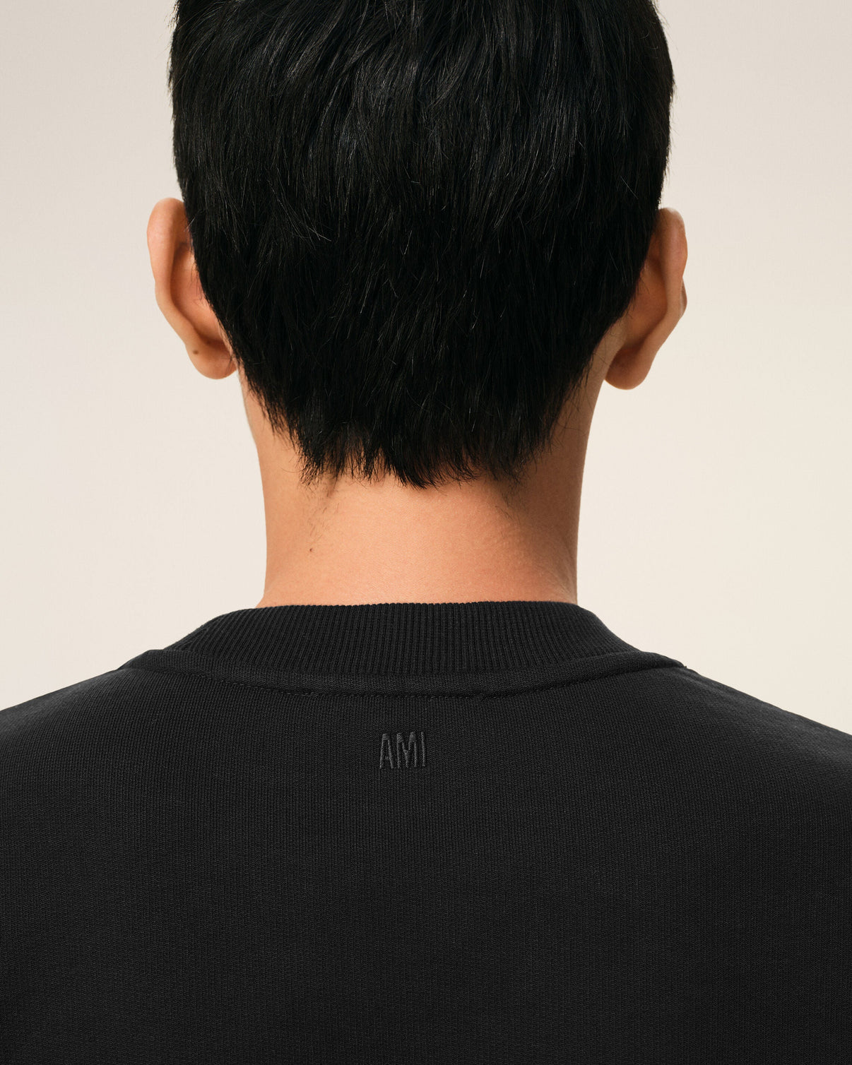 Black Cotton Sweatshirt