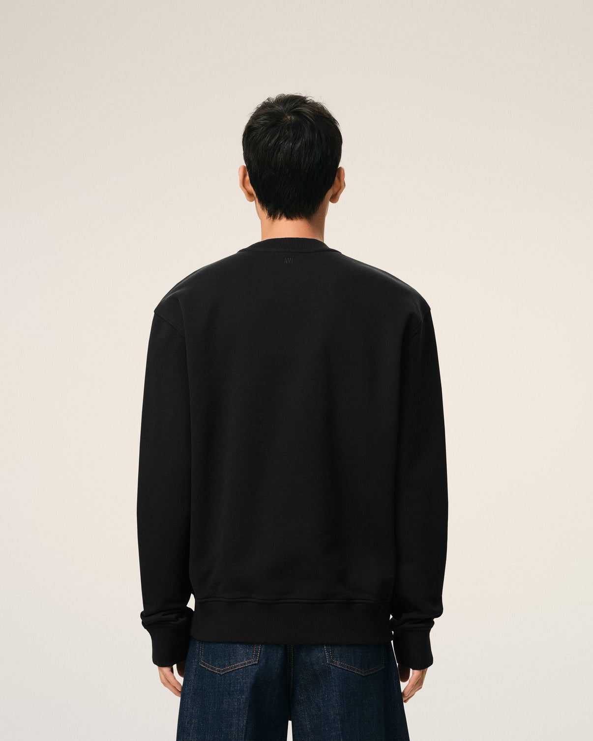Black Cotton Sweatshirt