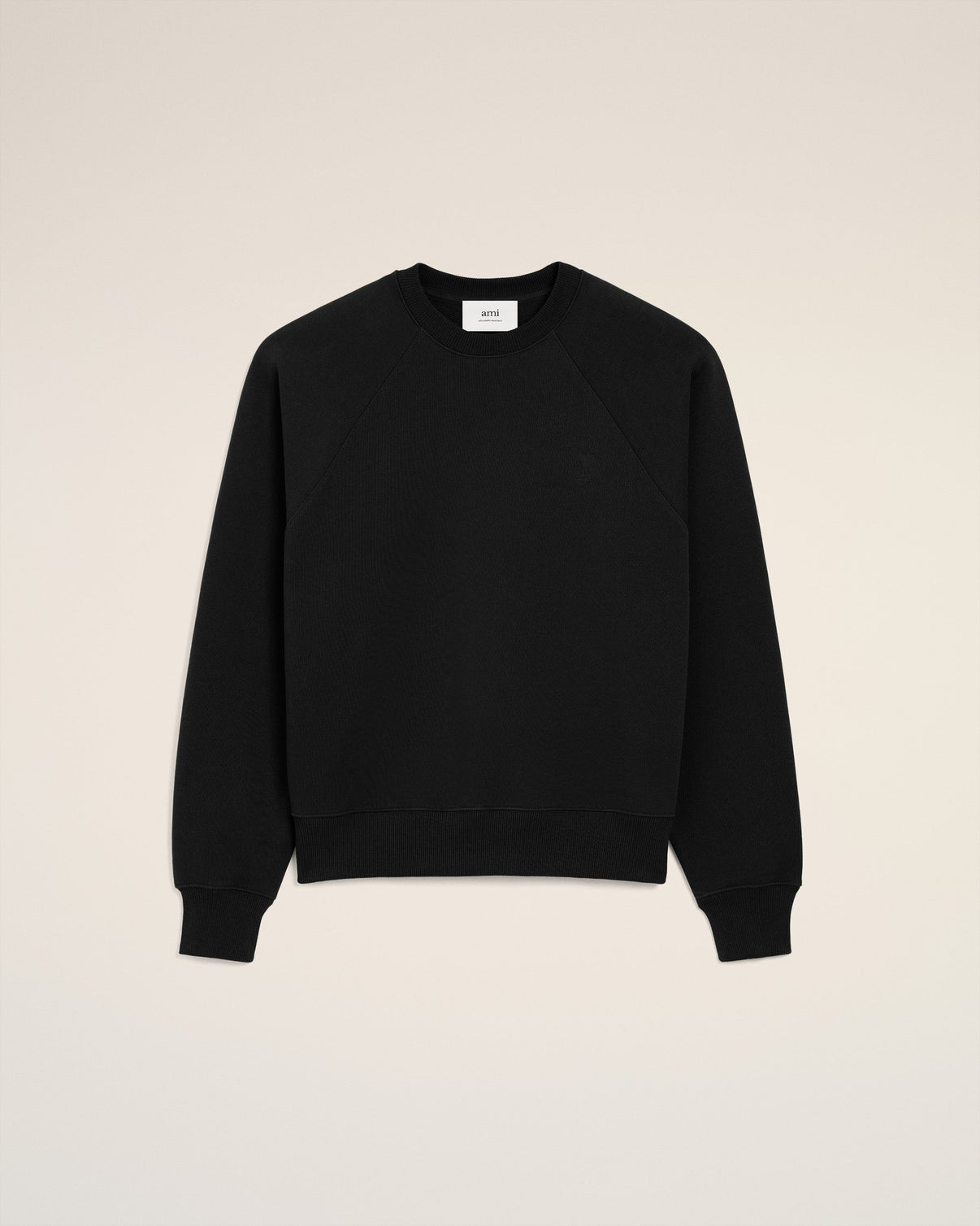 Black Cotton Sweatshirt