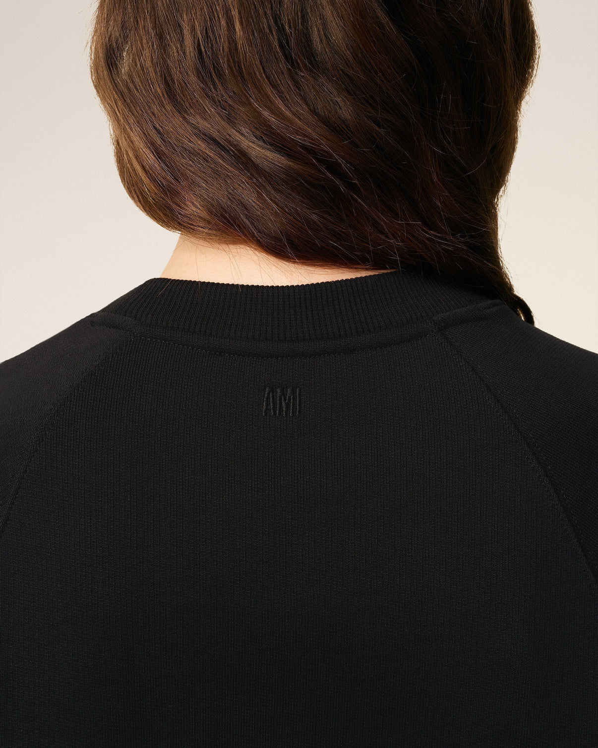 Black Cotton Sweatshirt