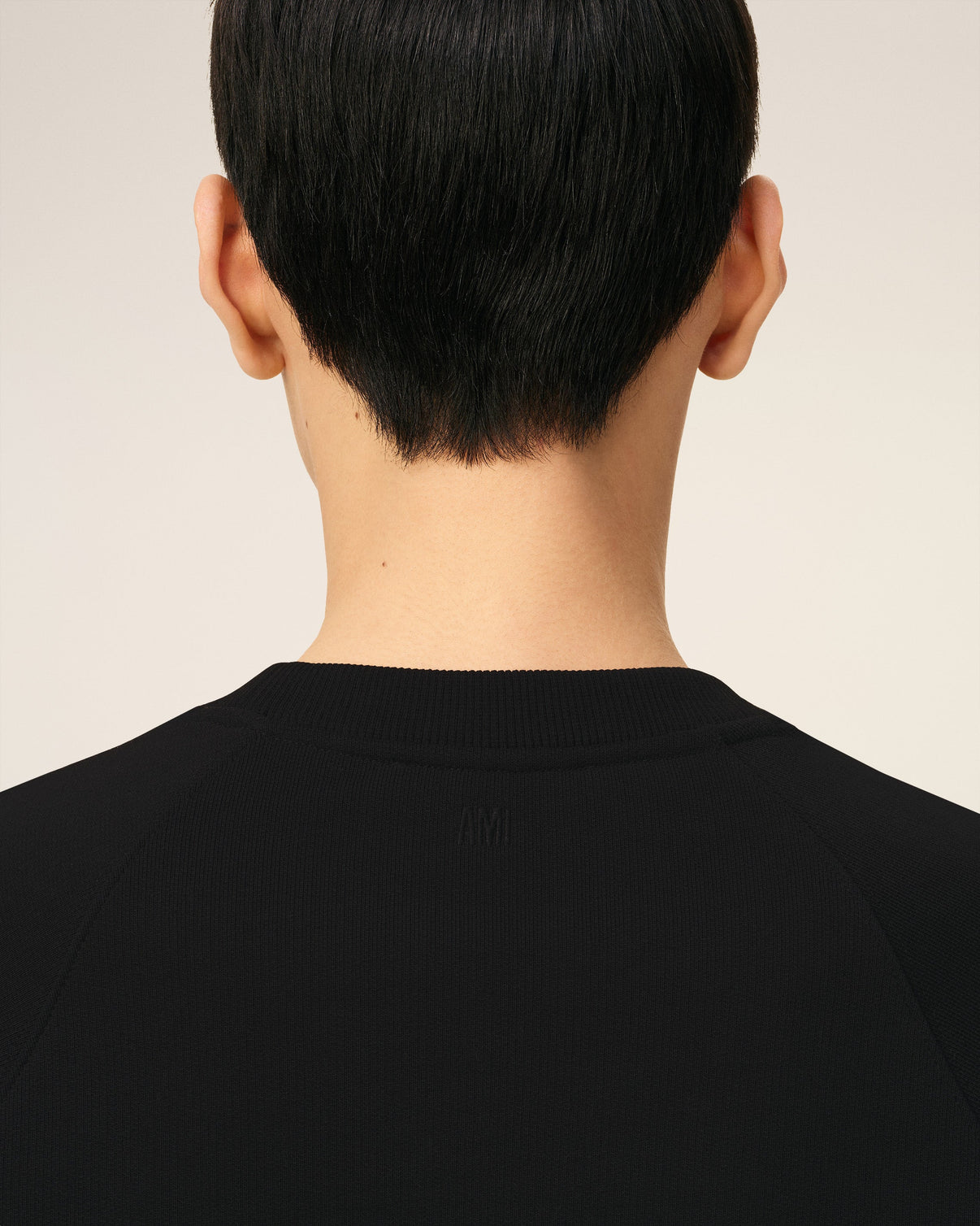 Black Cotton Sweatshirt