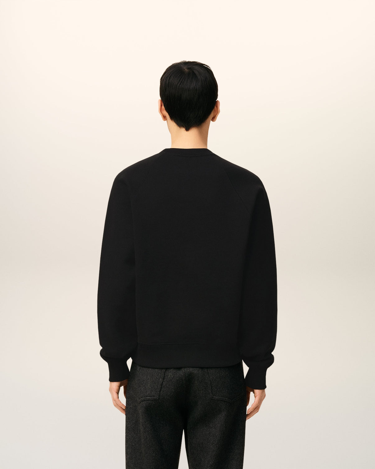 Black Cotton Sweatshirt