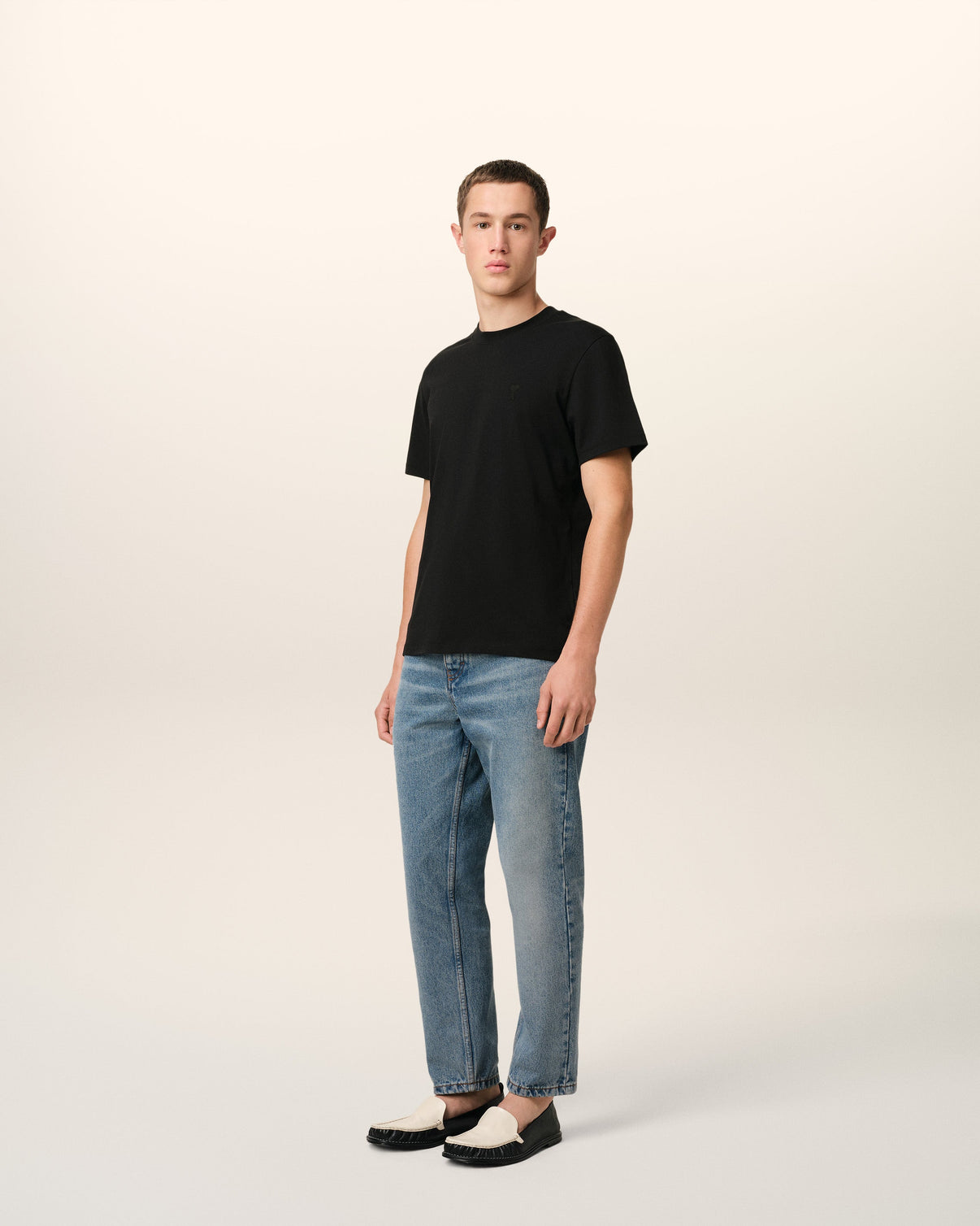 Black Cotton T-shirt