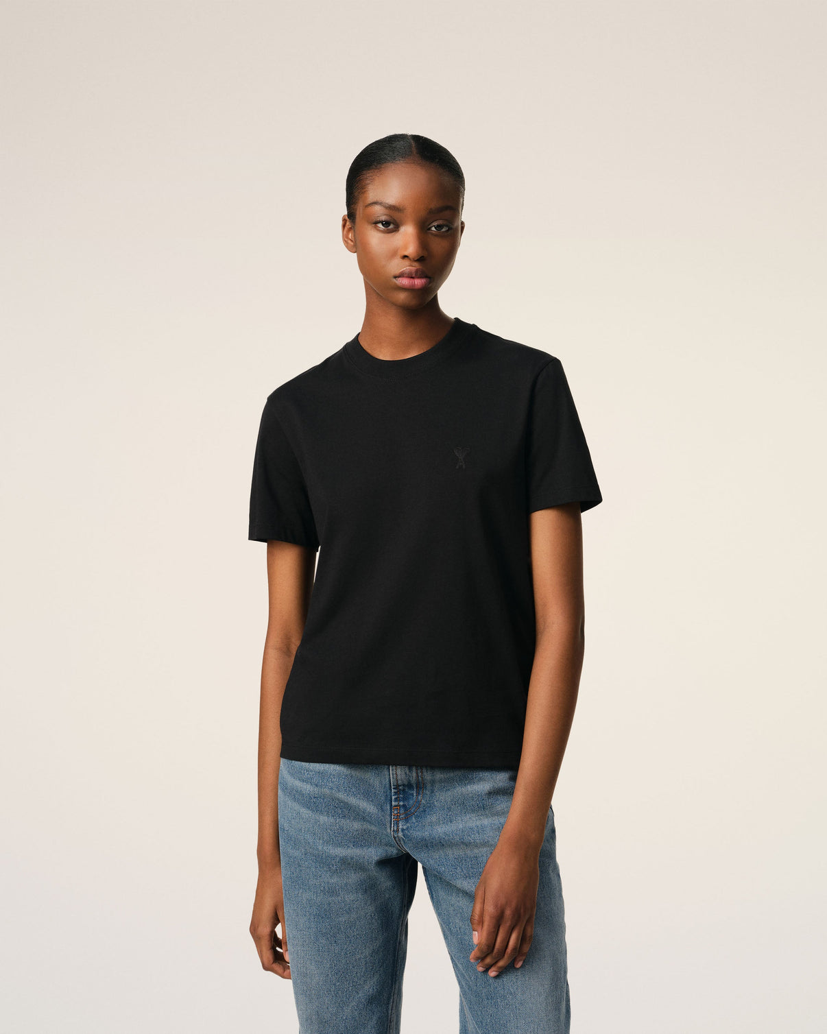 Black Cotton T-shirt