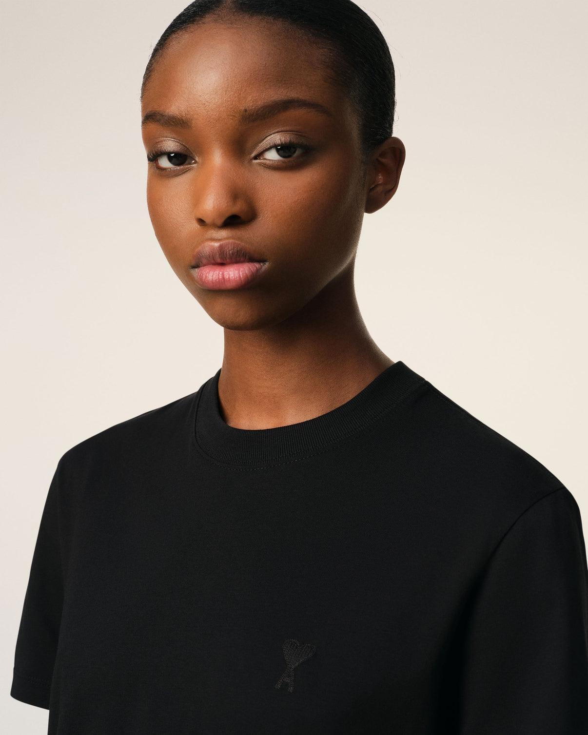 Black Cotton T-shirt