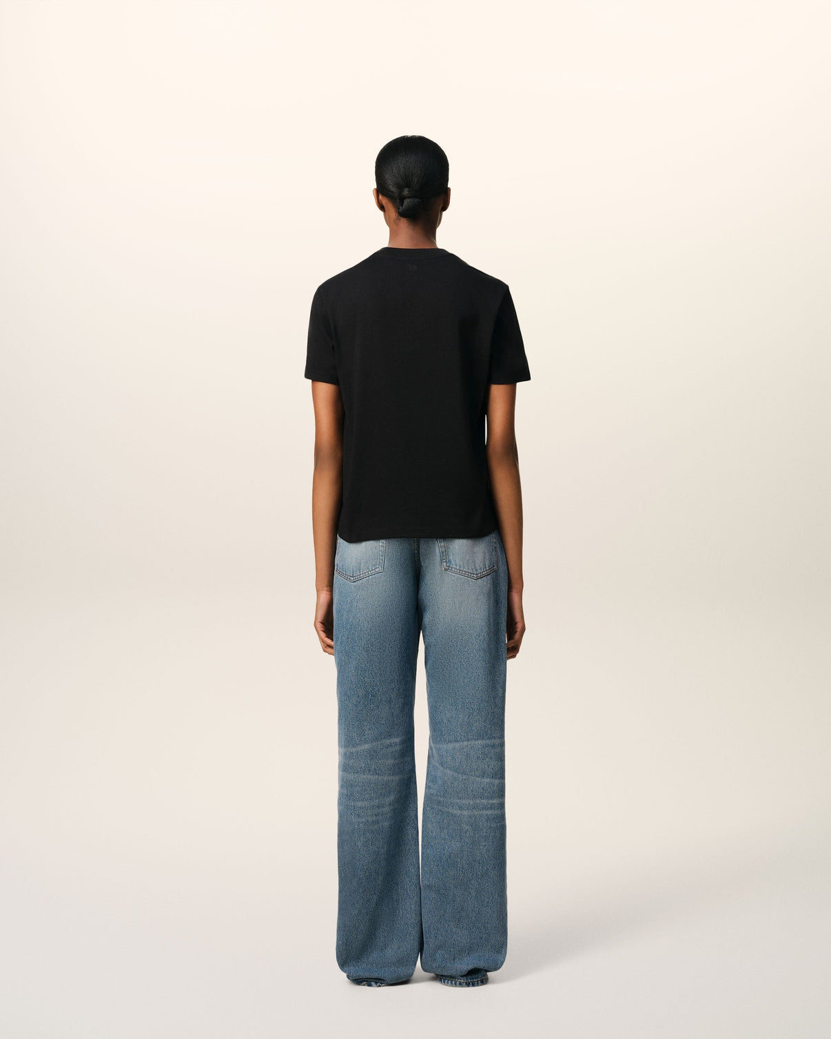 Black Cotton T-shirt