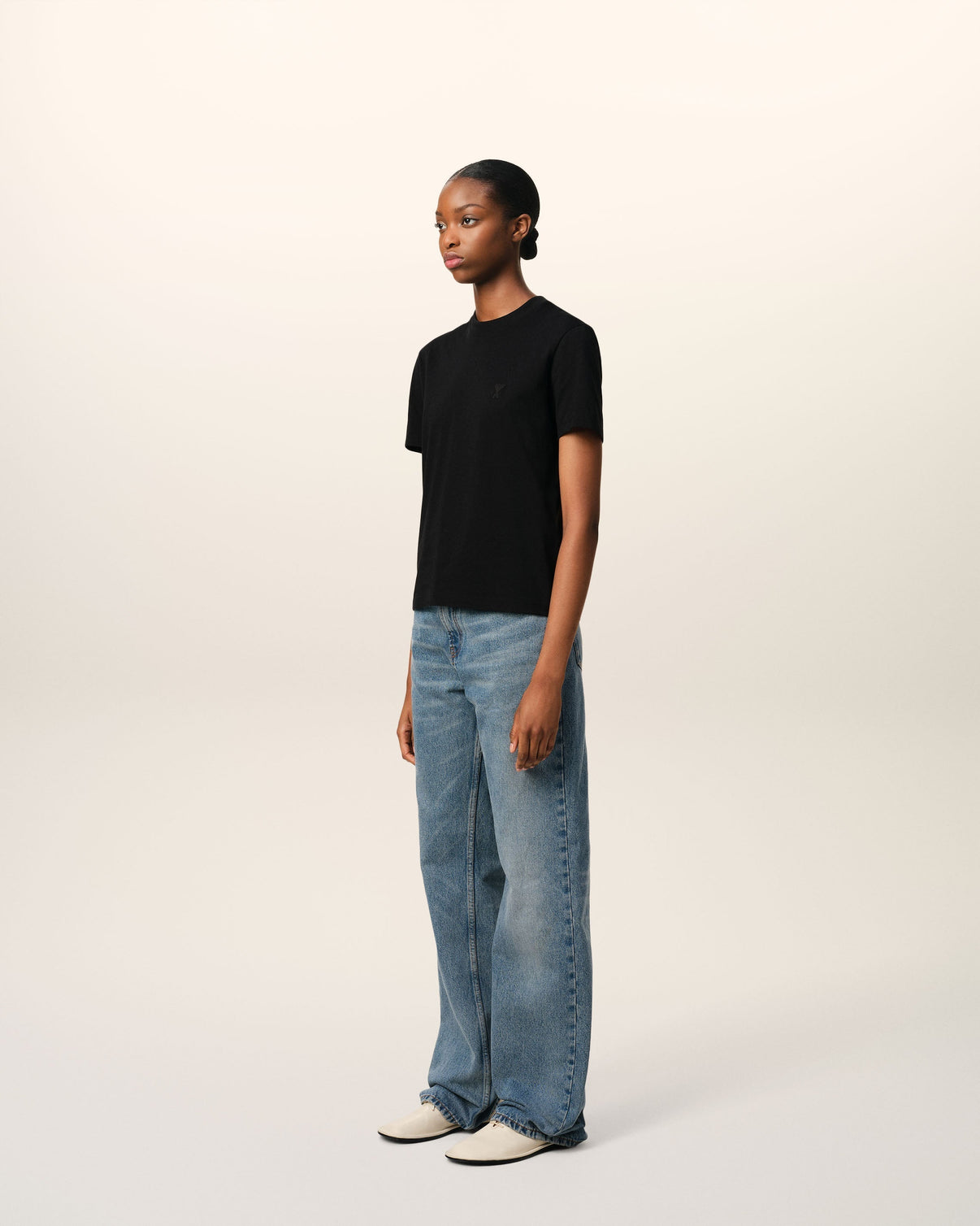 Black Cotton T-shirt
