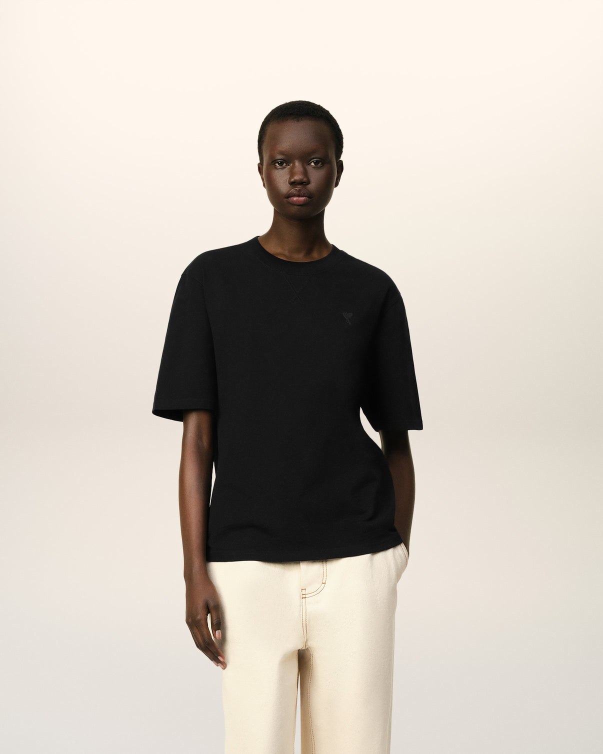 Black Cotton T-shirt