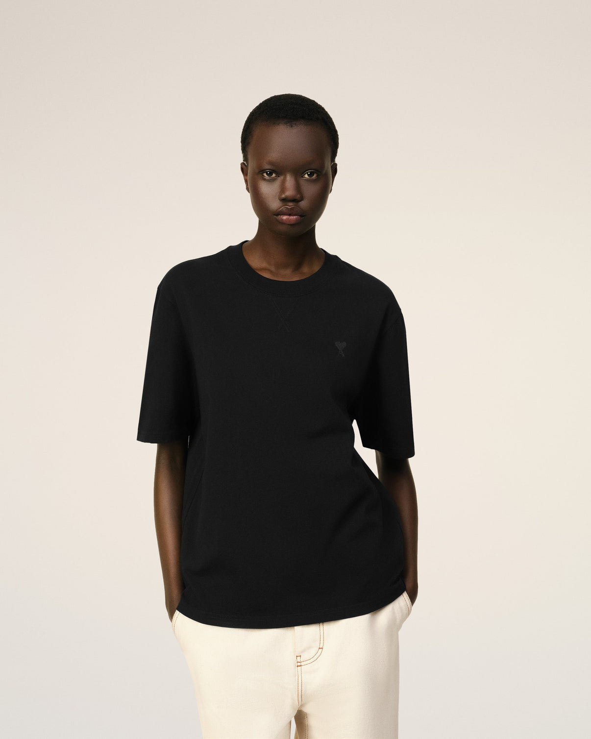 Black Cotton T-shirt