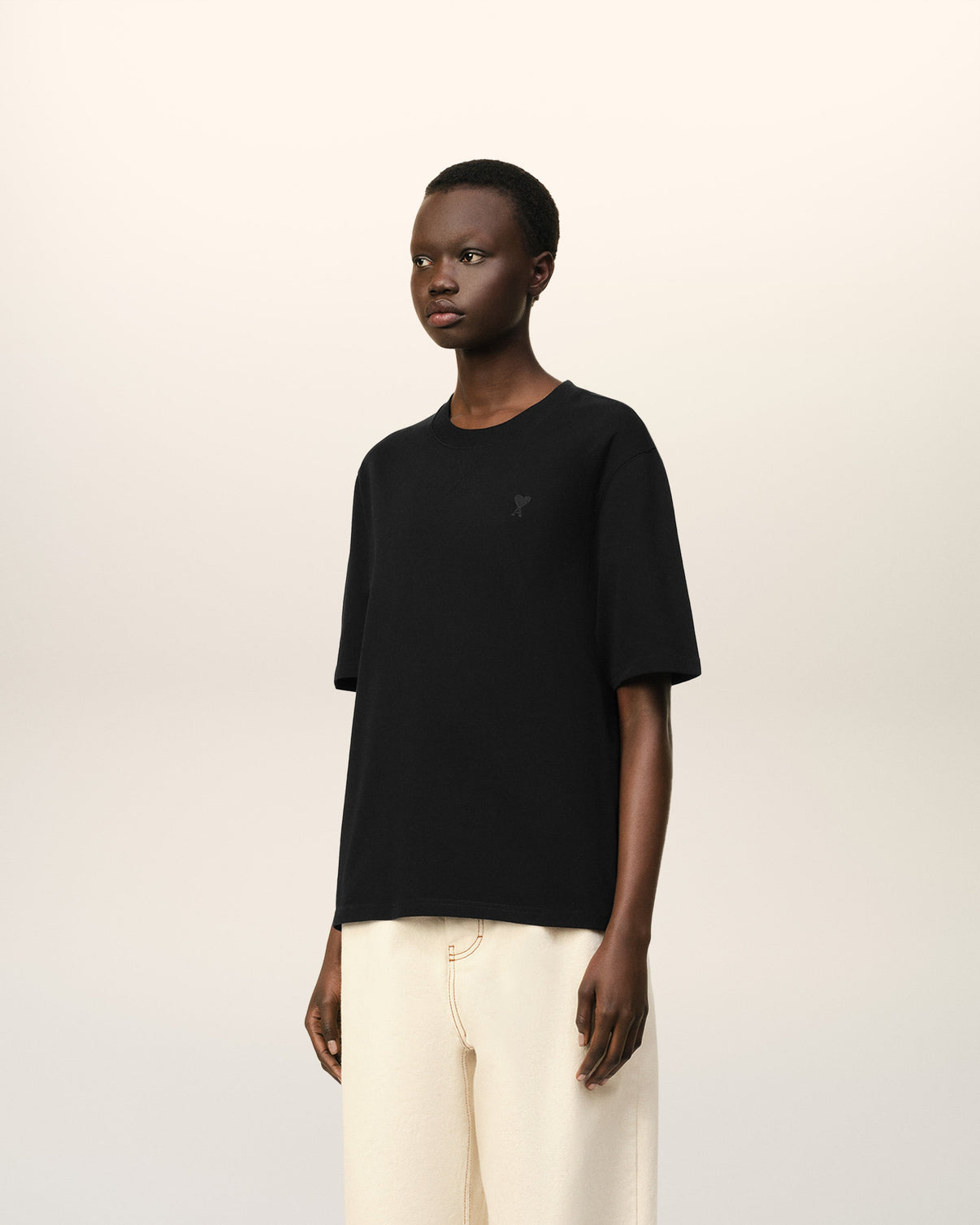 Black Cotton T-shirt