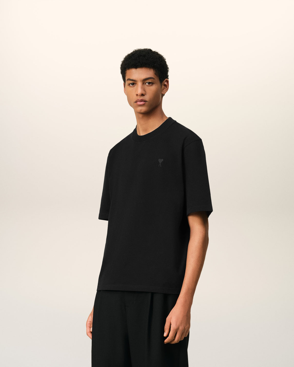 Black Cotton T-shirt