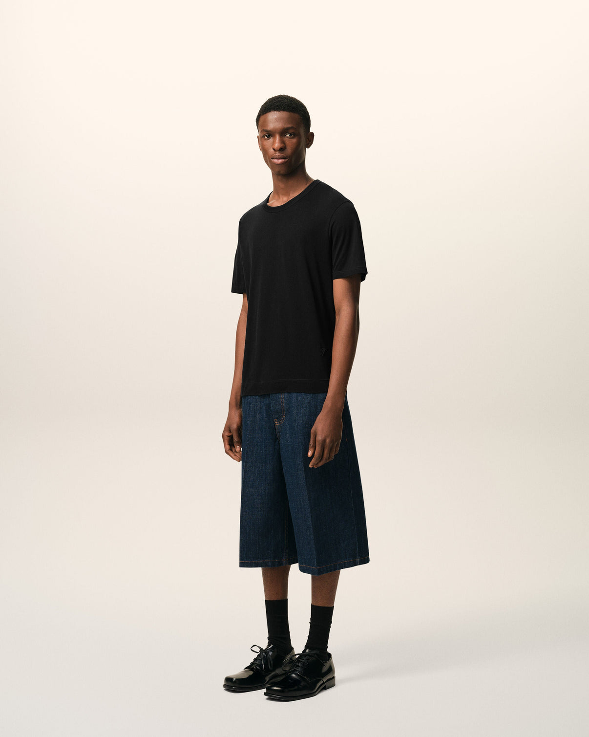 Black Cotton T-shirt
