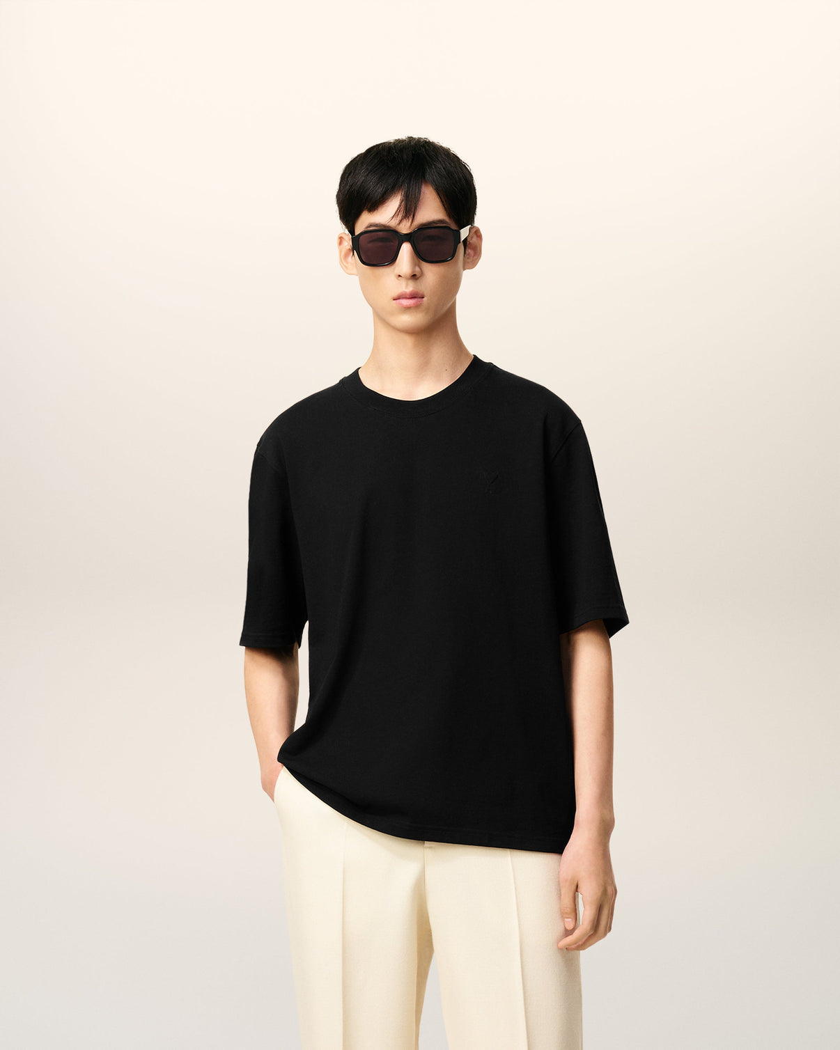 Black Cotton T-shirt