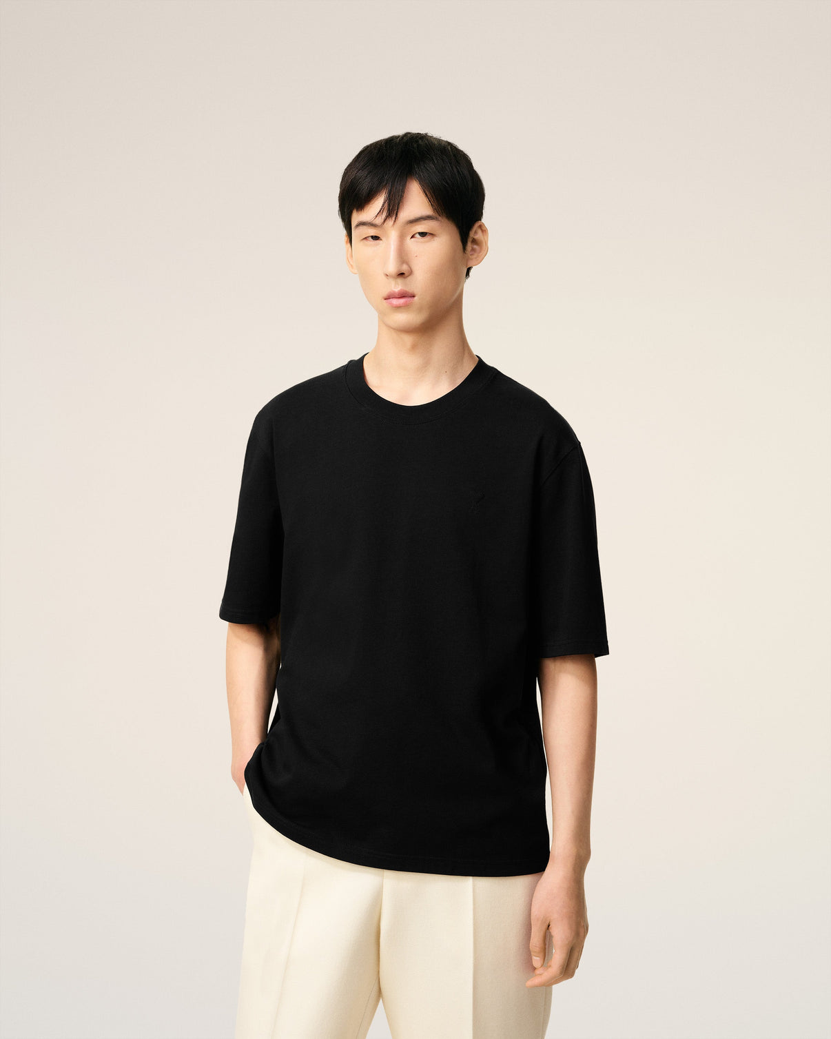 Black Cotton T-shirt