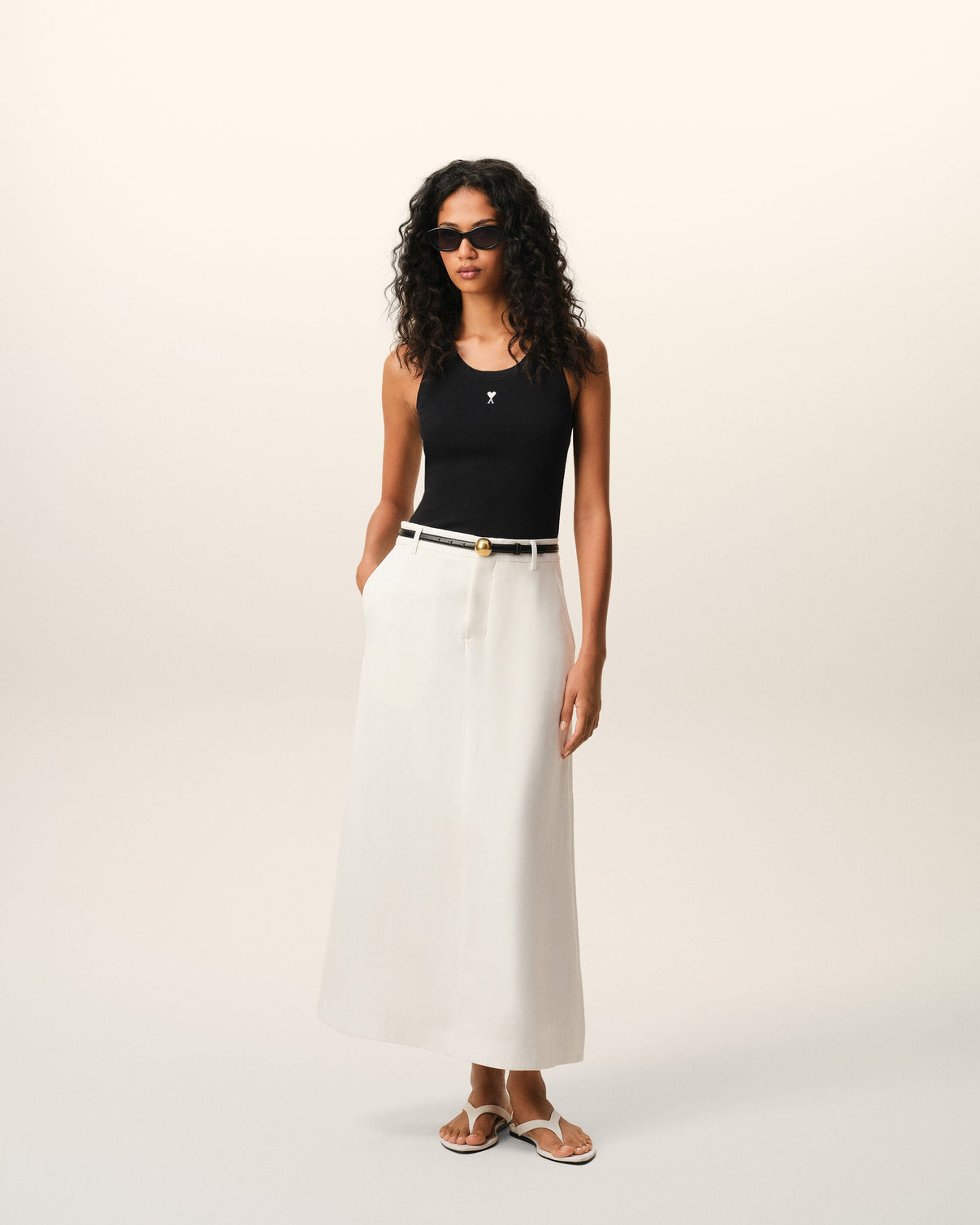 Black Cotton Tanktop
