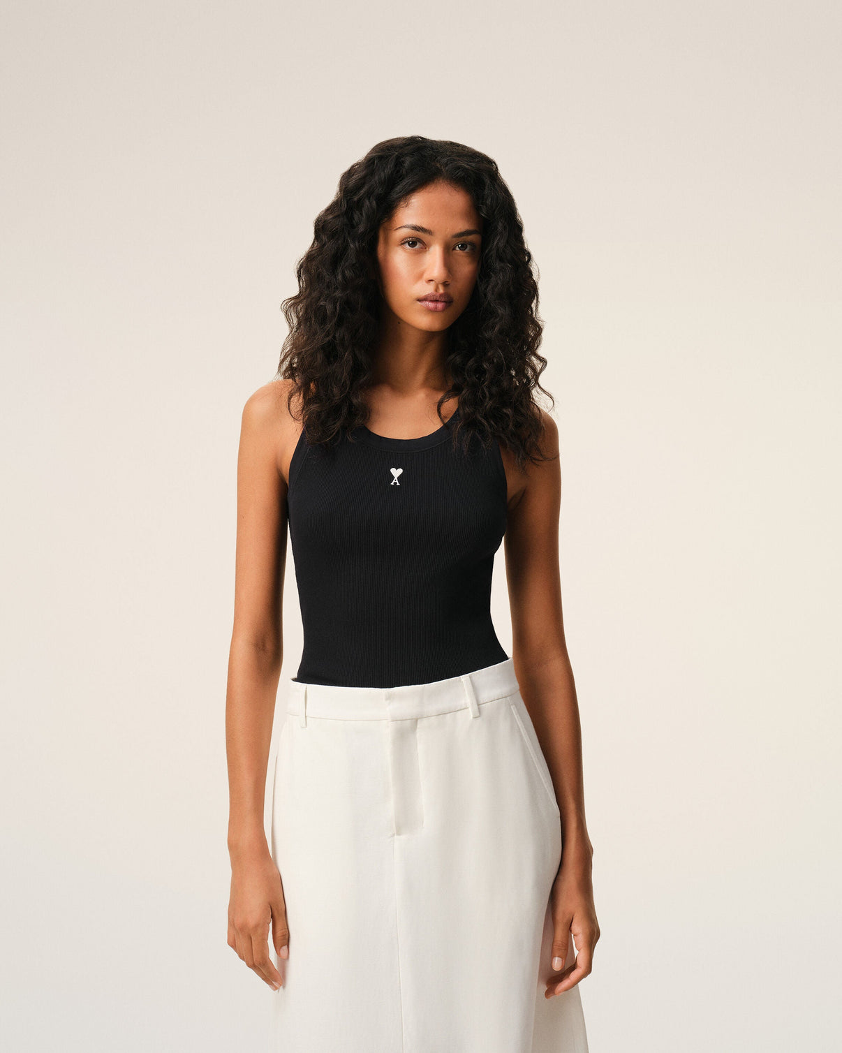 Black Cotton Tanktop