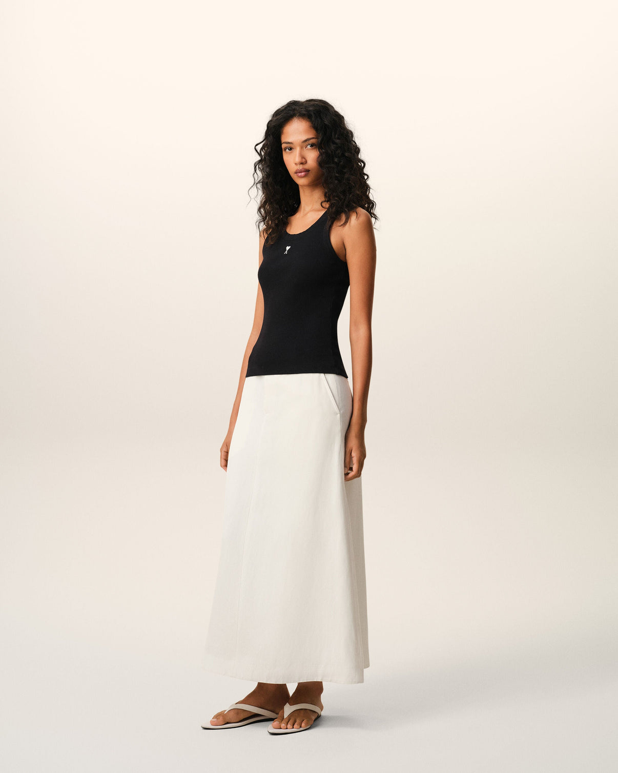 Black Cotton Tanktop