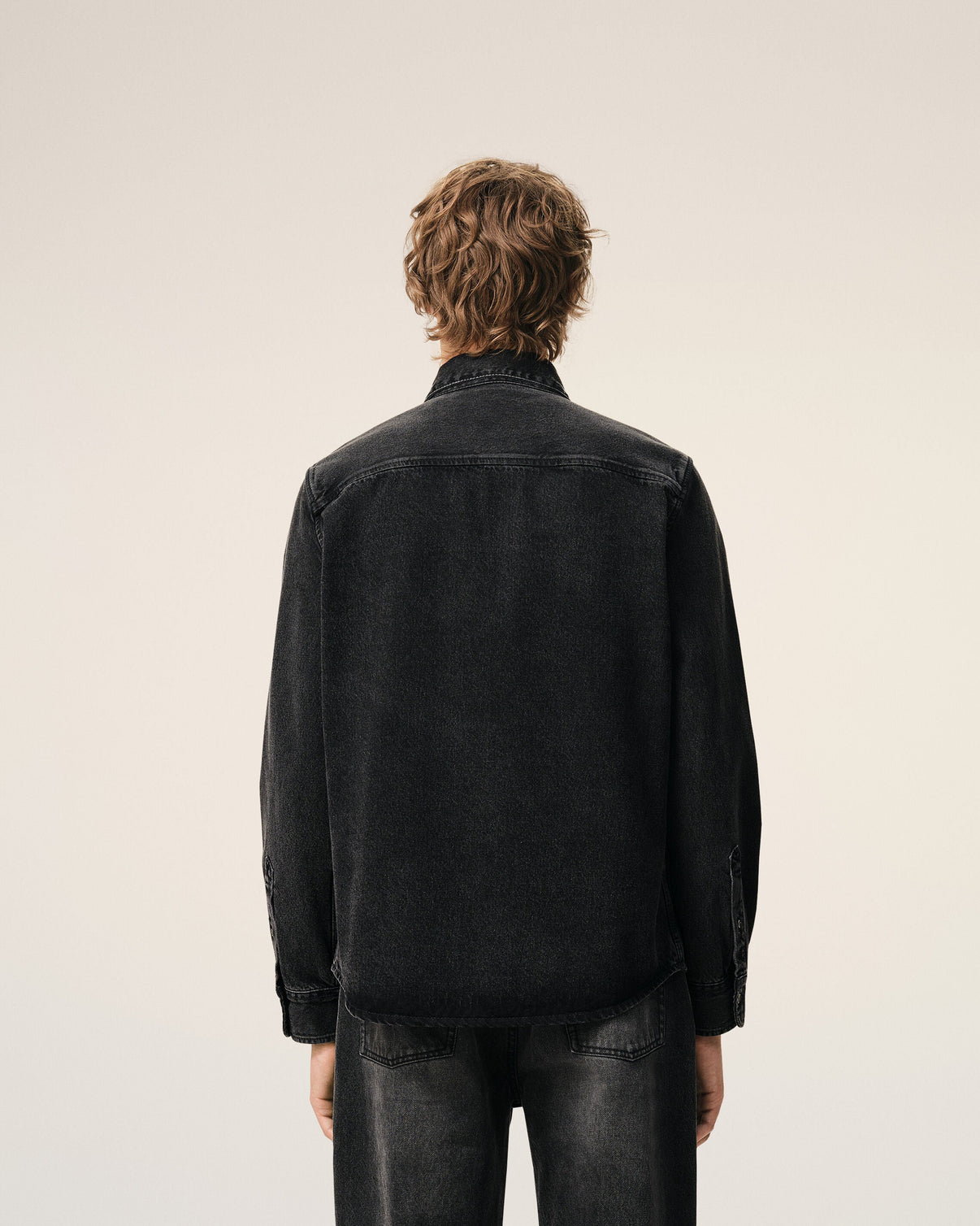 Black Denim Cotton Shirt