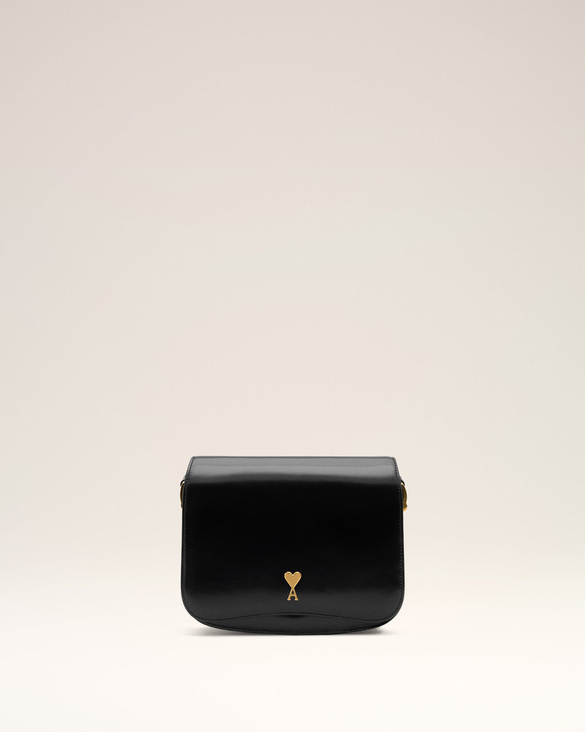 Black Glazed Leather Paris Paris Bag