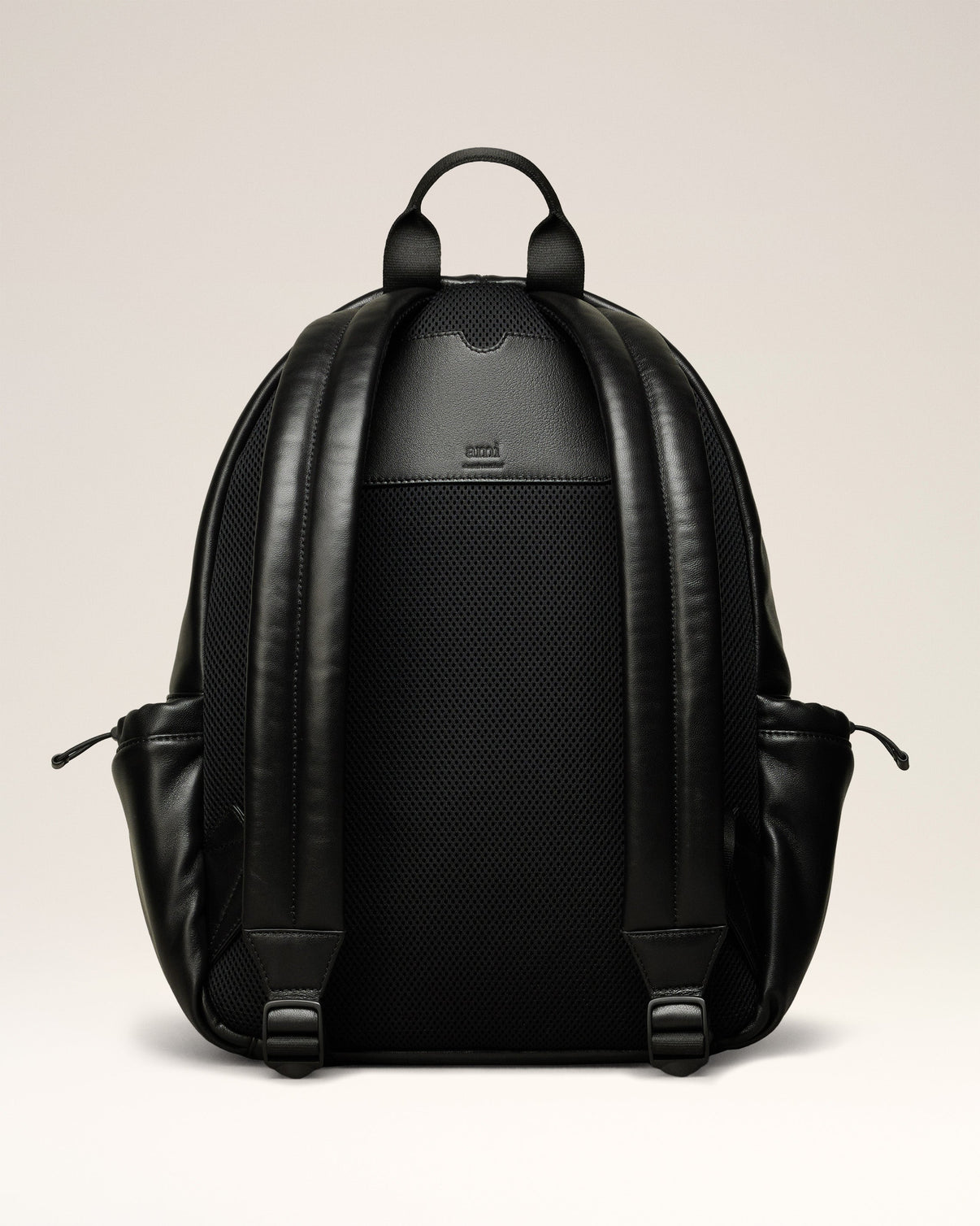 Black Leather Backpack