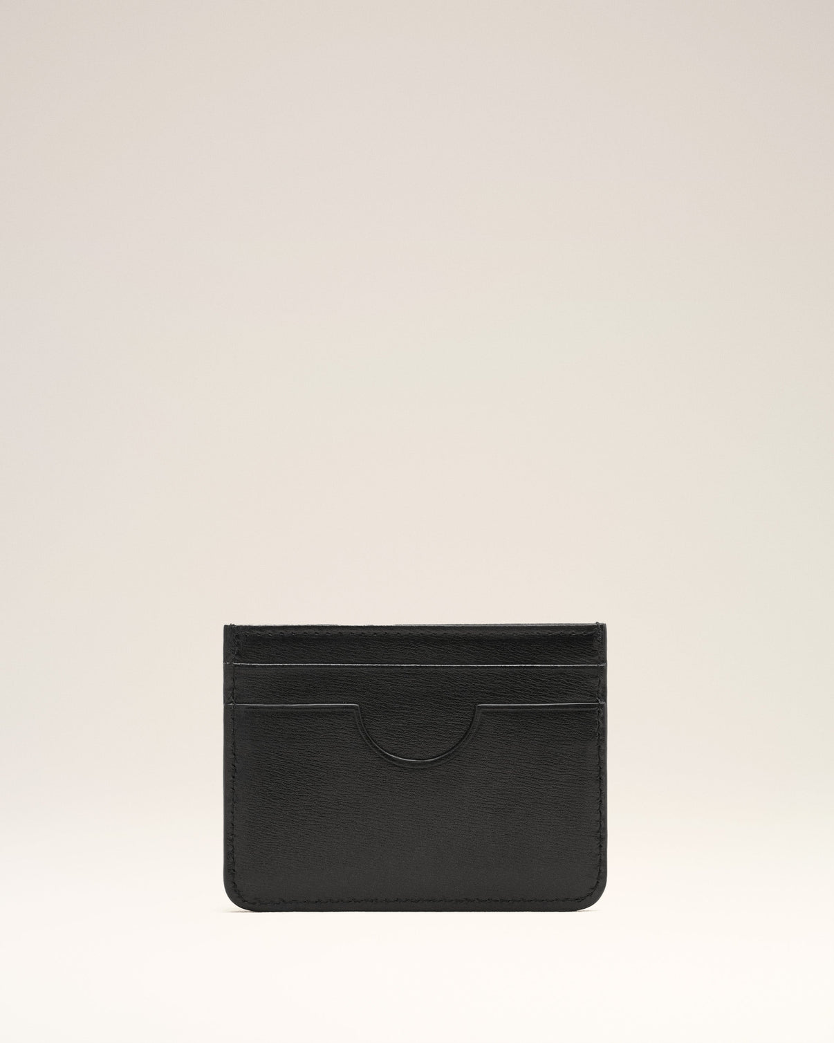 Black Leather Card Holder