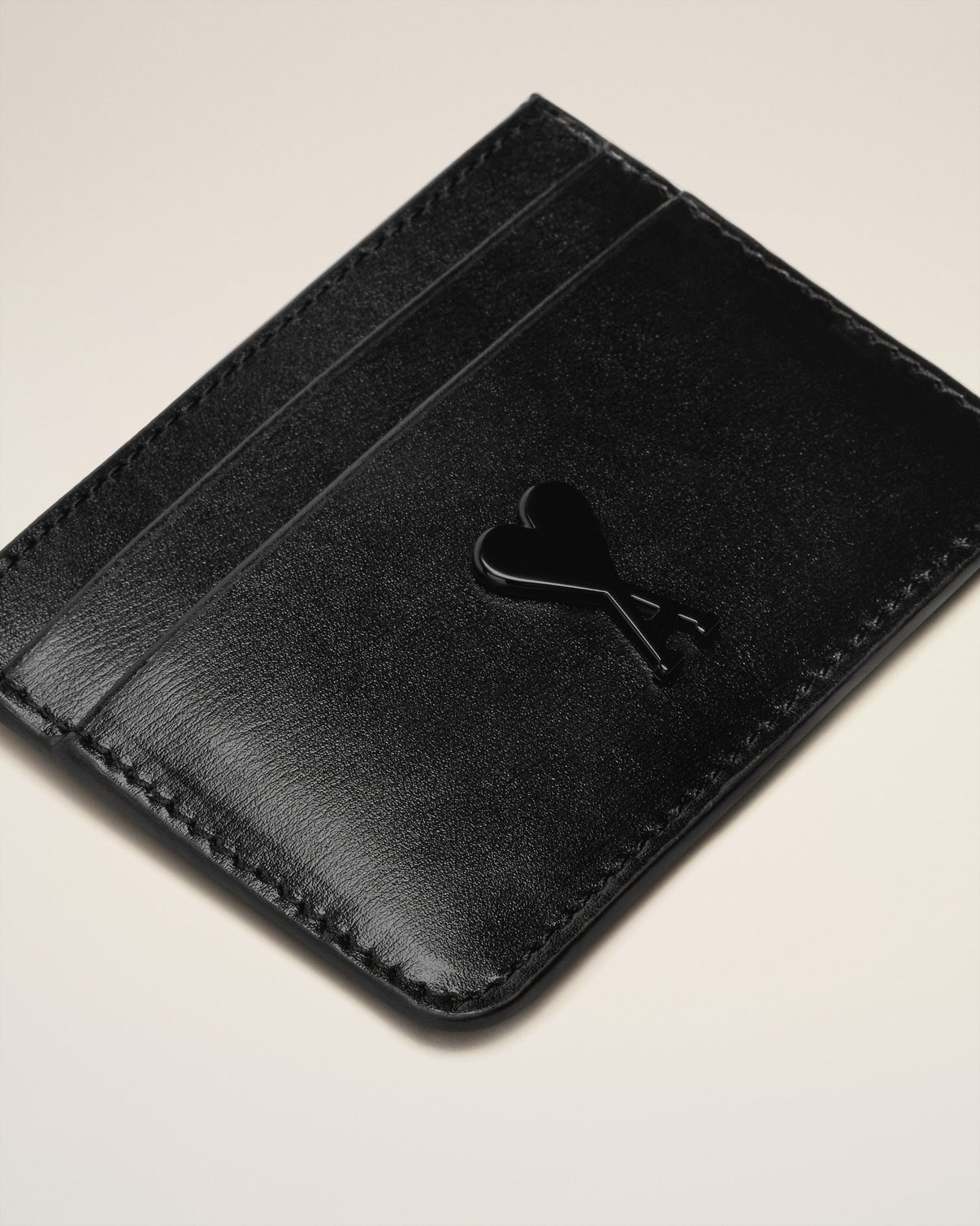 Black Leather Card Holder