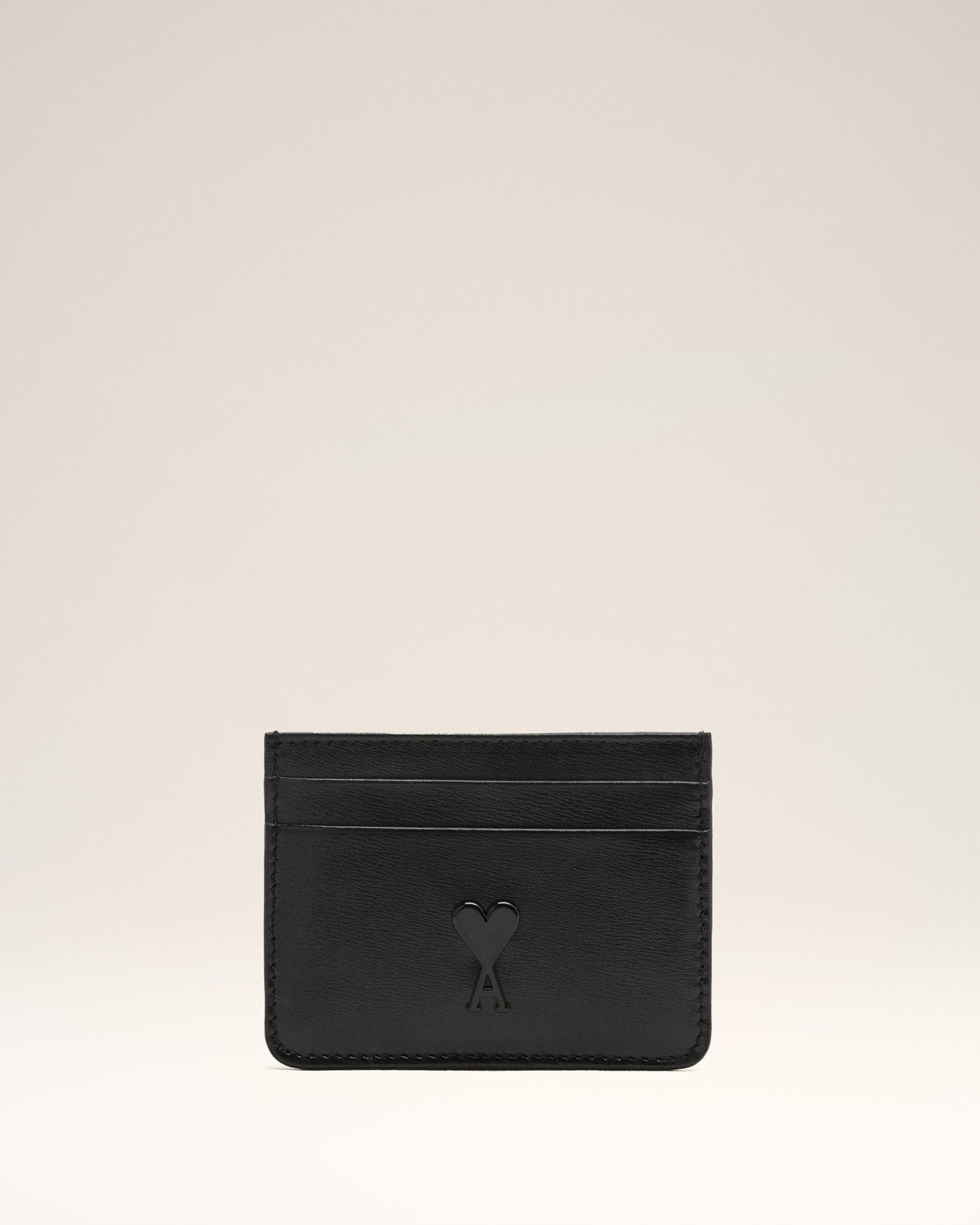 Black Leather Card Holder
