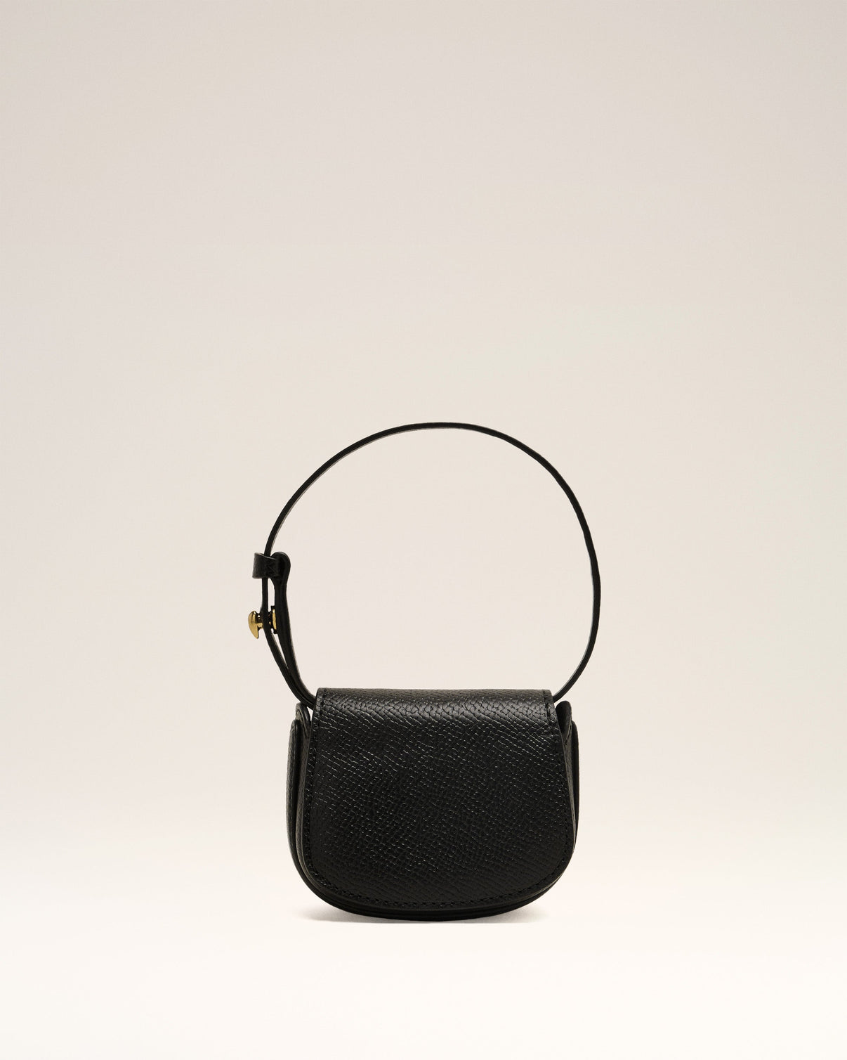 Black Leather Pais Paris Nano Pouch