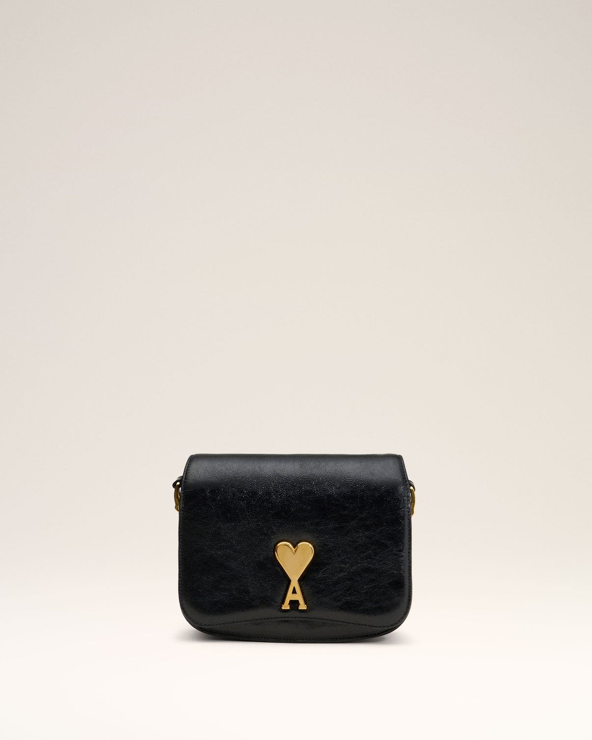 Black Leather Paris Paris Bag