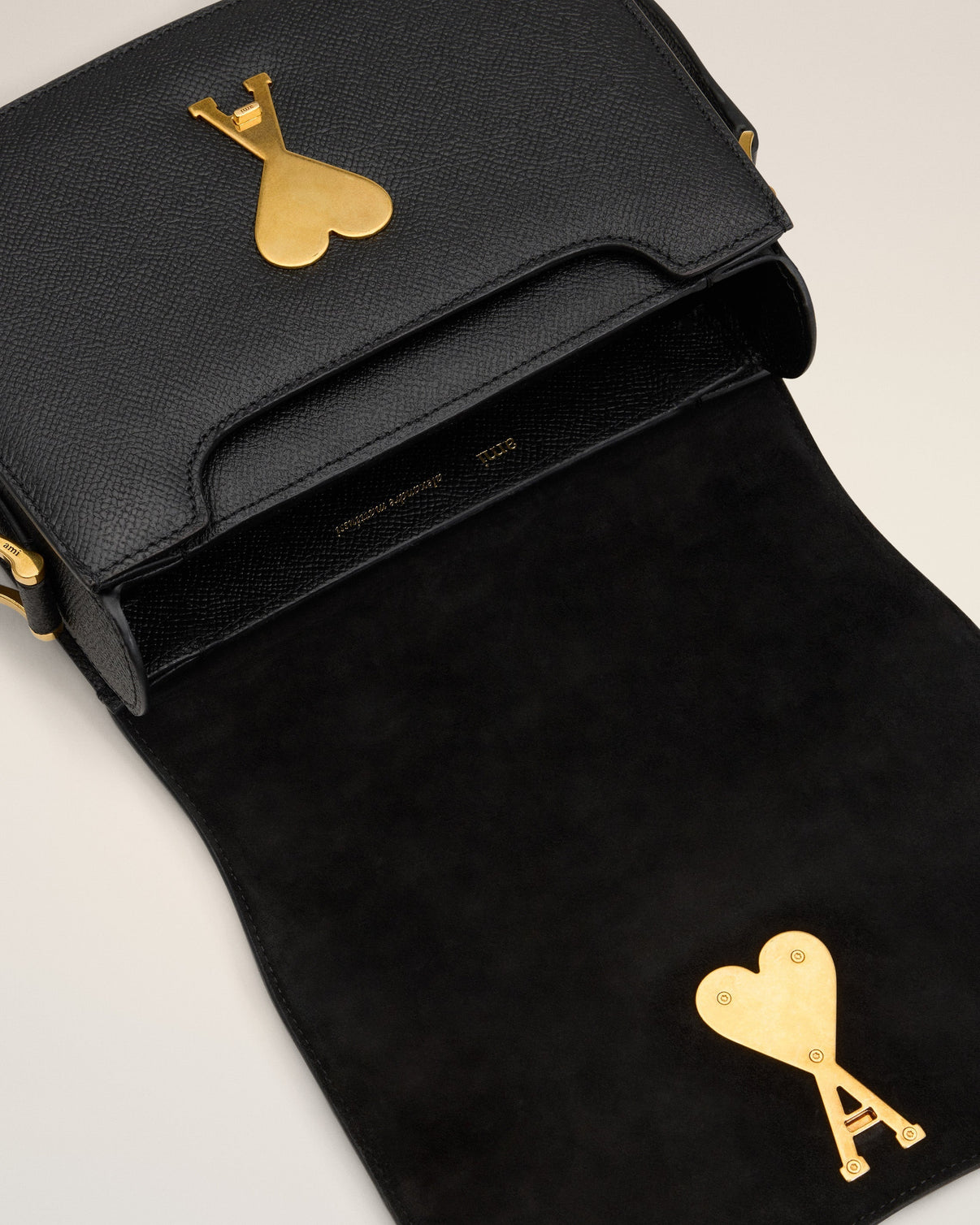 Black Leather Paris Paris Bag